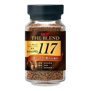 UCC The Blend 117 Instant Coffee, Instant Black Coffee, Rich Flavor, Imported from Japan, 3.17 Oz (90 g), Pack of 1