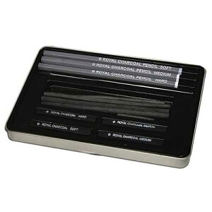 Royal & Langnickel RSET-ART2503 Small Tin Charcoal Drawing Art Set