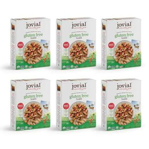 Jovial Whole Grain Brown Rice Fusilli Pasta - Pasta Fusilli, Fusilli Pasta, Whole Grain Pasta, Organic Pasta, Gluten Free, Dairy Free, Brown Rice Pasta, Made in Italy - 12 Oz, 6 Pack