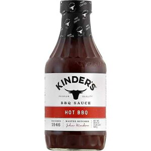Kinder Sauce Barbecue Hot, 20.5 oz KINDER'S Kinder Sauce Barbecue Hot, 20.5 oz