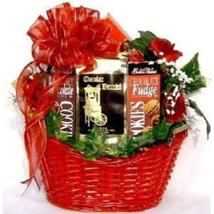Gift Basket Village: Chocolate Madness Deluxe - Wafers, Sweet Straws, Roca, Cookies & Biscotti Set