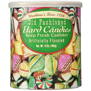 Washburns Old Fashioned Hard Candies 16 oz Canisters (2 pack) Washburn's Washburns Old Fashioned Hard Candies 16 oz Canisters (2 pack)
