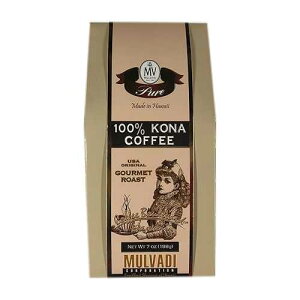 Mulvadi 100% Ground Kona Coffee, 7 Oz Mulvadi Corporation Mulvadi 100% Ground Kona Coffee, 7 Oz
