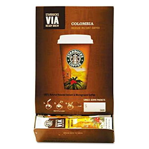 Via Ready Brew Colombia Coffee (Pack of 50) Starbucks Via Ready Brew Colombia Coffee (Pack of 50)