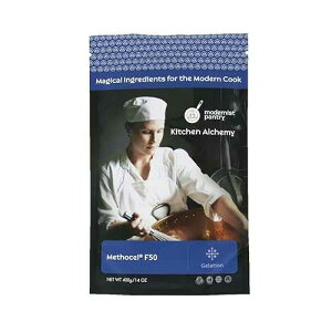 Hydroxypropyl Methylcellulose - Methocel F50 ? Non-GMO Vegan OU Kosher Certified - 400g/14oz Modernist Pantry Hydroxypropyl Methylcellulose - Methocel F50 Non-GMO Vegan OU Kosher Certified - 400g/14oz