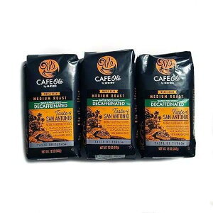 Cafe Ole Taste of Texas Whole Bean - San Antonio Decaf 12 Oz (Pack of 3) CAFE Ole Cafe Ole Taste of Texas Whole Bean - San Antonio Decaf 12 Oz (Pack of 3)