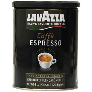 Lavazza Caffe Espresso Ground Coffee, 8-Ounce Cans (Pack of 3)