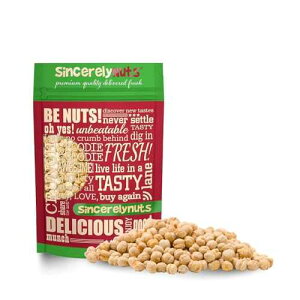 Sincerely Nuts Roasted and Unsalted Chickpeas (3 LB) Plant-Based Protein-Garbanzo Beans-Great Snack or Side Dish Alternative-Vegan, Kosher & Gluten-Free-Perfect Meal Addition for the Whole Family