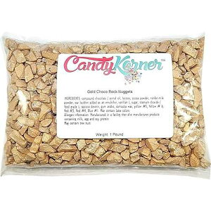 Chocorocks Gold Nuggets / Candy Coated Chocolate Shaped Gold Nuggets / 1 Pound ( 16 OZ ) Kimmie Candy Company Chocorocks Gold Nuggets / Candy Coated Chocolate Shaped Gold Nuggets / 1 Pound ( 16 OZ )