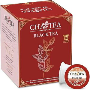 Cha4TEA 36-Count Black Tea Pods for Keurig K-Cup Brewers