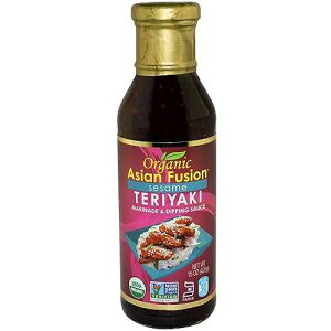 Organic Asian Fusion Sesame Teriyaki Sauce - Asian General Tso's Organic Teriyaki Sauce - USDA Organic, Non-GMO Project Verified, Gluten Free, Kosher Parve, Made In USA, 15 Oz (1 Pack)