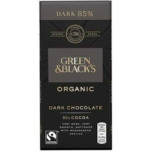Green & Black's Organic 85% Dark Chocolate Candy Bars, 3.52 Ounce (Pack of 6)