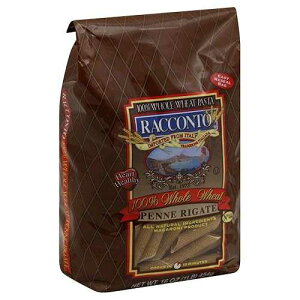 Rg Syl K[eA16IXpbP[W (12pbN) Racconto Whole Wheat Penne Rigate, 16-Ounce Packages (Pack of 12)