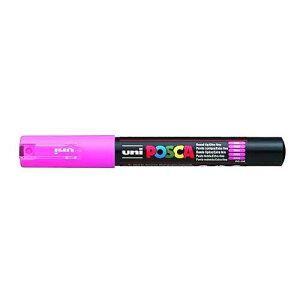 posca Acrylic Paint Marker, Extra Fine, Pink Uni-Ball posca Acrylic Paint Marker, Extra Fine, Pink