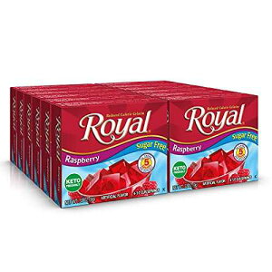 Royal Raspberry Gelatin Dessert Mix , Sugar Free, 0.32-Ounce Box (Pack of 12) Royal Raspberry Gelatin Dessert Mix, Sugar Free, 0.32-Ounce Box (Pack of 12)