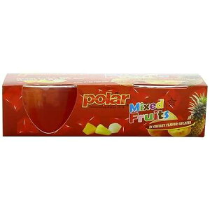 MW Polar Snack Cup, Diced Mixed Fruits In Cherry Flavor Gel, 7 Ounce (Pack of 12)