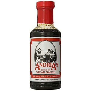 Andria's Brush On Steak Sauce, 15 Ounce Bottle