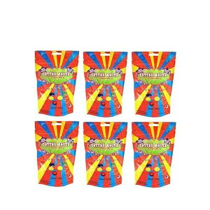 Cotton Mouth Candy Dry Mouth Relief Sour Mix 3.3 Ounce Bag (6 Bags) / Relieves Dry Mouth & Increases Saliva Production, Sugar Free, Gluten Free, Delicious Sour Flavor, Individually Wrapped, 30 Ct