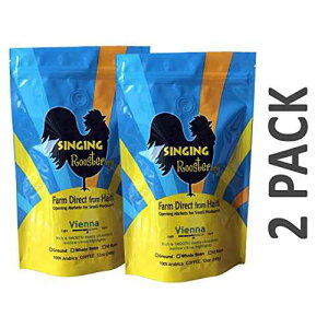 nC`R[q[iECi[SA2pbNj Singing Rooster Haitian Coffee (Vienna Whole Bean, 2-pack)