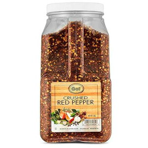 WFXpCXNbVbhybp[`t[N - oNTCY - 4|h Gel Spice Crushed Red Pepper Chilli Flakes - Bulk Size - 4 Pound