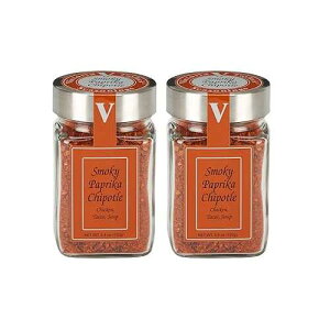 Smoky Paprika Chipotle- 5.4 oz. Jar (Pack of 2) - The ultimate balance of mesquite smoke with savory and sweet. BBQ Season Perfection. Victoria Taylor's Smoky Paprika Chipotle- 5.4 oz. Jar (Pack of 2) The ultimate