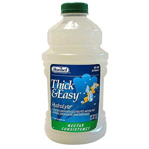 Thick & Easy Thickened Water with Natural Lemon Flavor, Nectar Consistency - Sold by (6)-48oz Bottles Diamond Crystal Sales Thick & Easy Thickened Water with Natural Lemon Flavor, Nectar Consistency - Sold by (6)-4