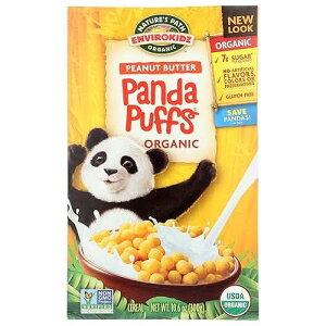 EnviroKidz Peanut Butter Panda Puffs Organic Cereal, 10.6 oz