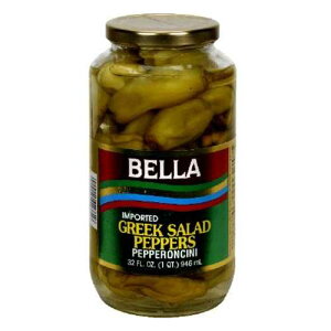 Greek Peppers 32 Ounces (Case of 6) Bella Greek Peppers 32 Ounces (Case of 6)