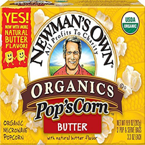 NEWMANS OWN ORGANIC POPCORN 完売 MICRO OZ 柔らかい 9.9オンス 9.9 BUTTER ORG
