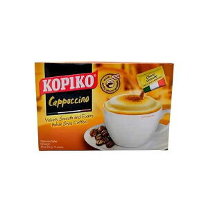 Kopiko Kopiccino with Choco Granule - Instant Cappuccino flavor coffee (10 sachets)
