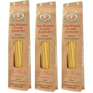 Rustichella d'Abruzzo Spaghetti (Pack of 3) 500g Each - Classic Italian Long Pasta with Superior Flavor & Texture - Perfect for Olive Oil Sauces, Cacio e Pepe & Carbonara - Authentic Durum Wheat Pasta from Abruzzo