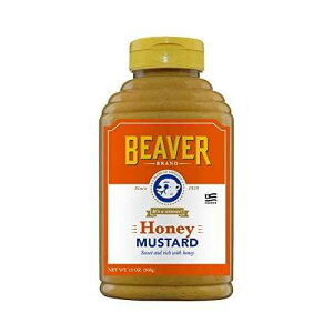 Beaver Brand Sweet Honey Mustard for Dipping, Marinades & Spreads, 13 oz