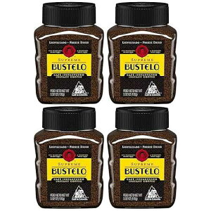 Bustelo Supreme Regular Freeze-Dried Instant Coffee, 3.52-Ounce Jars (Pack of 4) Cafe Bustelo Bustelo Supreme Regular Freeze-Dried Instant Coffee, 3.52-Ounce Jars (Pack of 4)