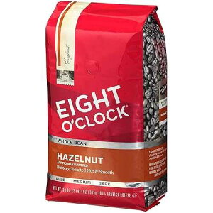 Eight O'Clock Whole Bean Coffee, Hazelnut, 33 Ounce (Pack of 1) Eight O'Clock Coffee Eight O'Clock Whole Bean Coffee, Hazelnut, 33 Ounce (Pack of 1)