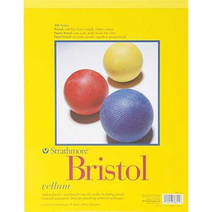 Strathmore Bristol Vellum Paper Pad 11x14-20 Sheets PRO ART Strathmore Bristol Vellum Paper Pad 11x14-20 Sheets