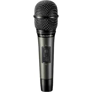 Audio-Technica ATM610a/S Pro Hypercardioid Dynamic Handheld Microphone with MagnaLock On/Off Switch, 600ohms Impedance, 40Hz-16kHz Frequency Response