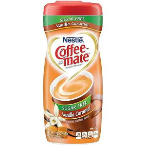 Coffee-Mate, Vanilla Caramel, Sugar Free Powder Creamer, 10.2oz Canister (Pack of 2) by Coffee-mate Nestle Coffee-Mate, Vanilla Caramel, Sugar Free Powder Creamer, 10.2oz Canister (Pack of 2) by Coffee-mate