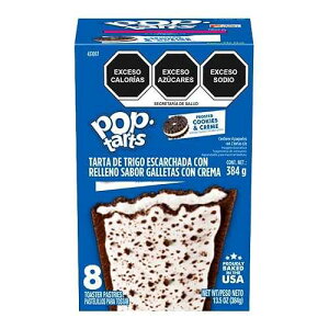 Pop-Tarts Breakfast Toaster Pastries, Frosted Cookies and Creme Flavored, 14.1 Oz (Pack of 8)