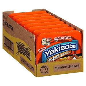 Maruchan Yakisoba, Teriyaki Chicken Flavor - Stir-Fried Japanese Instant Ramen Noodles, High Protein Microwavable Meal - 3.98 Oz. (8 Pack) Maruchan Yakisoba, Teriyaki Chicken Flavor Stir-Fried Japanese Instant Ramen Noodl