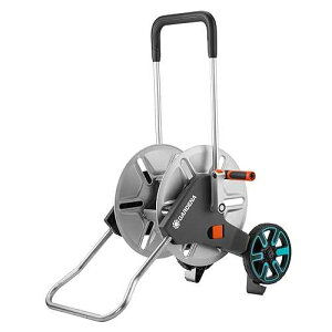�K�[�f�i �t���X�g�v���[�tM�z�[�X�J�[�g�Z�b�g 18541 Gardena 18541 CleverRoll M Metal Frost-Proof Hose Cart, 195-Feet 5/8 Hose Capacity, for Convenient Hose Storage and Watering, Made in Germany