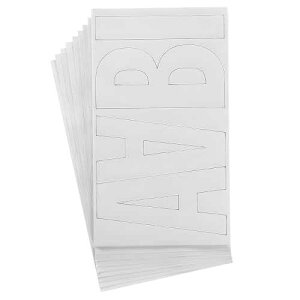 Westcott LetterCraft �i�v�r�j�[�� ���^�����O �t�����N���� �S�V�b�N 6 �C���`�A�z���C�g (15865) Westcott LetterCraft Permanent Vinyl Lettering Franklin Gothic 6-Inch, White (15865)