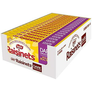 Nestle Raisinets Dark Chocolate On the Go Concession Box, 3.5-Ounce Boxes (Pack of 18)
