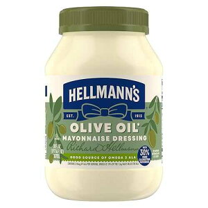 Hellmann's �}���l�[�Y �h���b�V���O������ �V���v���ȐH����T���h�C�b�`�p �I���[�u�I�C���}���l�[�Y �L�x�ȃI���K 3-ALA 30 �I���X Hellmann's Mayonnaise Dressing Condiment for Simple Meals and Sandwiches with Ol