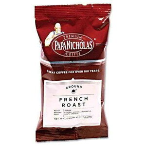 Papanicholas Coffee PCO25183 French Roast Dark Roast Premium Arabica Coffee Packets (Pack of 18), Brown