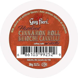 Guy Fieri Flavortown Roasts Coffee Pods, Hazelnut Cinnamon Roll, Medium Roast Flavored Coffee, Single Serve for Keurig K Cup Brewers, 24 Count... Guy Fieri Flavortown Roasts Coffee Pods, Hazelnut Cinnamon Roll, Medium