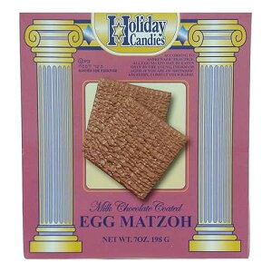 Milk Chocolate Coated Egg Matzoh by Holiday Candies, 7oz (Single)