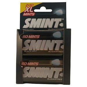 SMINT Black / Sugar Free Mints / SMINT Blackmint XL Duo Pack / Licorice Mints / 2.46 Ounce Total Weight