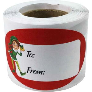 Elf Presents Gifts Tags Christmas Holiday to from Labels 1 1/2 x 2 1/2 Inch 100 Total Stickers InStockLabels.com Elf Presents Gifts Tags Christmas Holiday to from Labels 1 1/2 x 2 1/2 Inch 100 Total Stickers