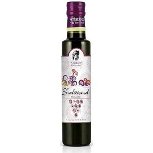 Ariston The Very Best Premium Balsamic Vinegar - Barrel Aged, Gourmet Quality, Product of Italy - Vegan, Gluten Free, GMO Free, No Added Sugar, All-Natural, 8.45 fl oz (250ml) Traditional (Pack of 1) Ariston