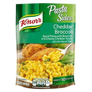 Knorr, Pasta Sides, Cheddar Broccoli 4.3oz Pouch (Pack of 6)